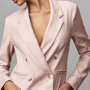 Anthropologie Maeve Slim Double-Breasted Blazer. (Mix14)